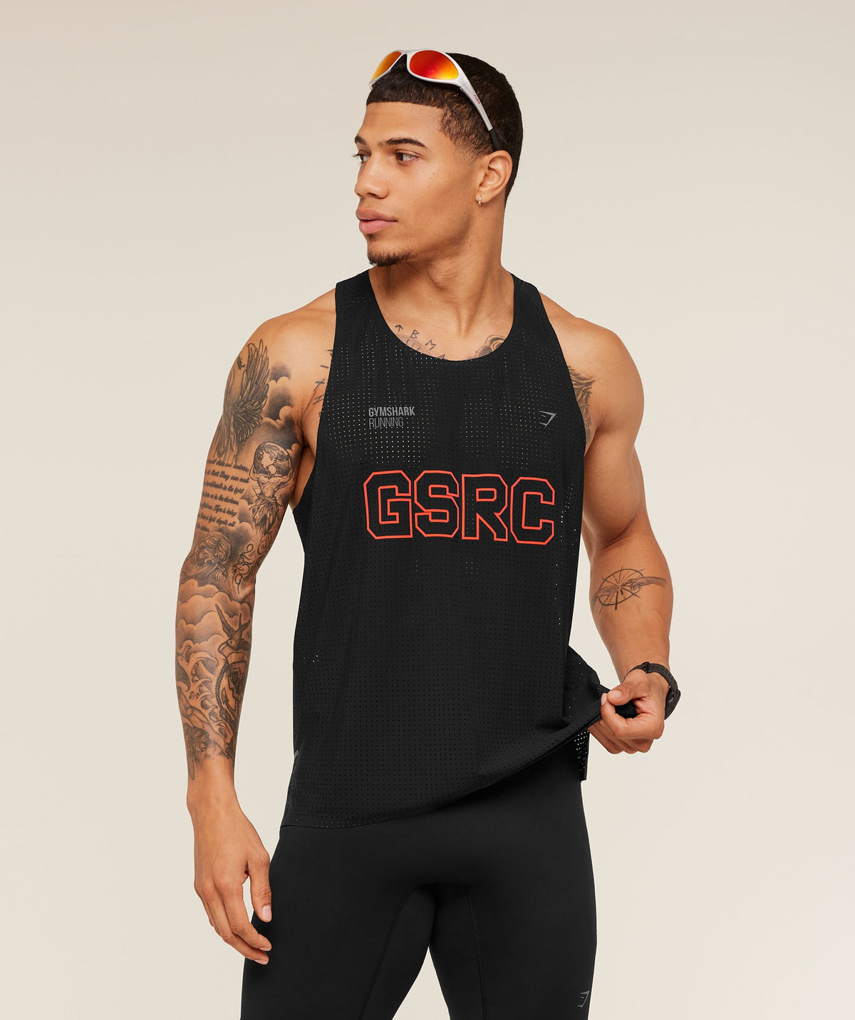 Gymshark Running Elite Race Vest 'Black'
