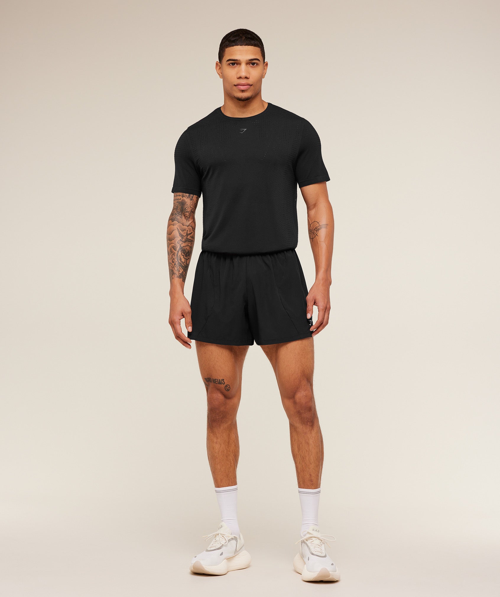 Gymshark Seamless Running T-Shirt 'GS Black'