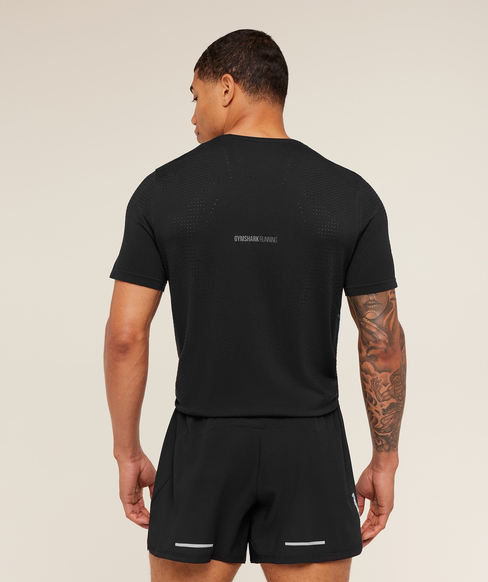 Gymshark Seamless Running T-Shirt 'GS Black'