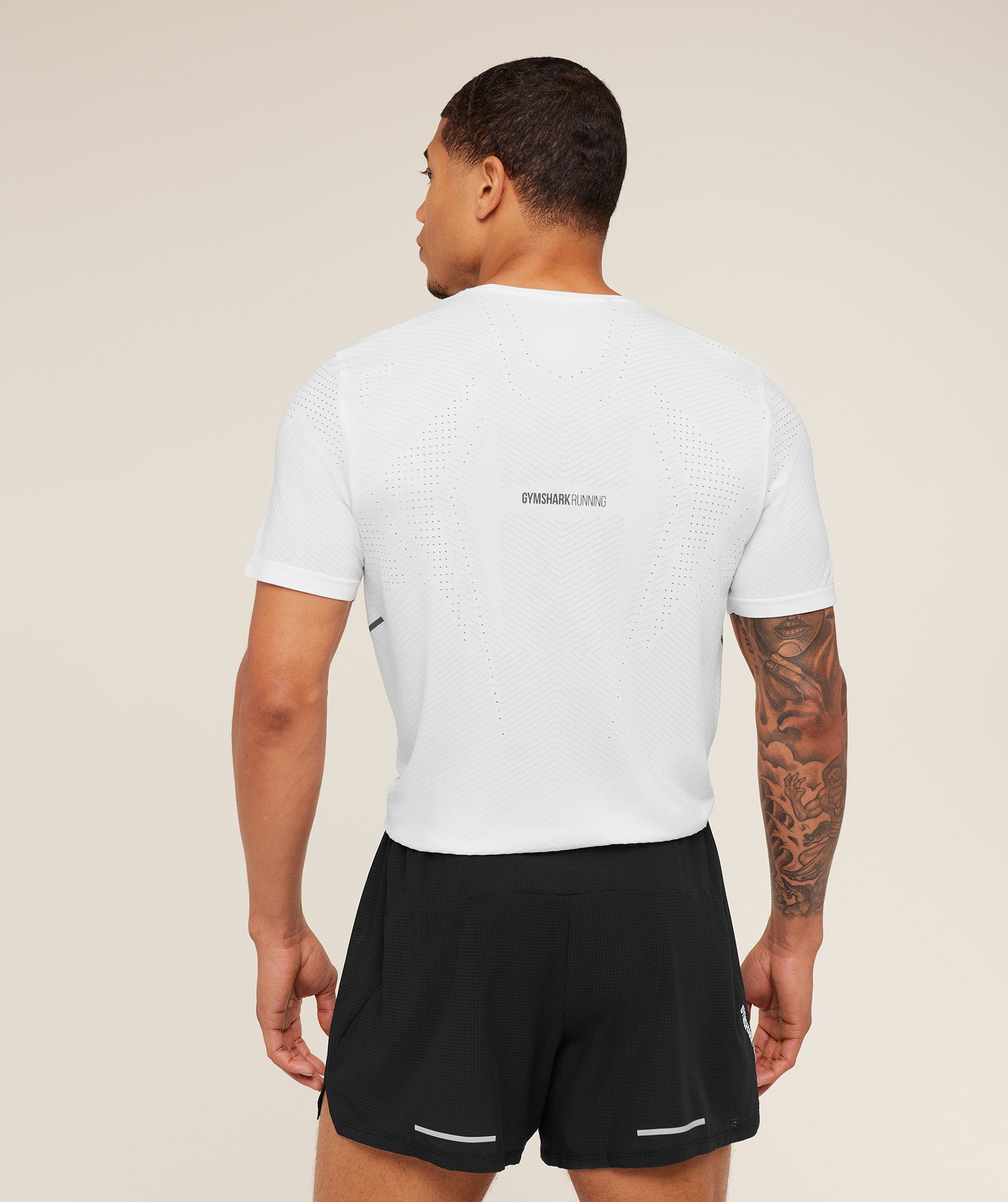 Gymshark Seamless Running T-Shirt 'GS White'