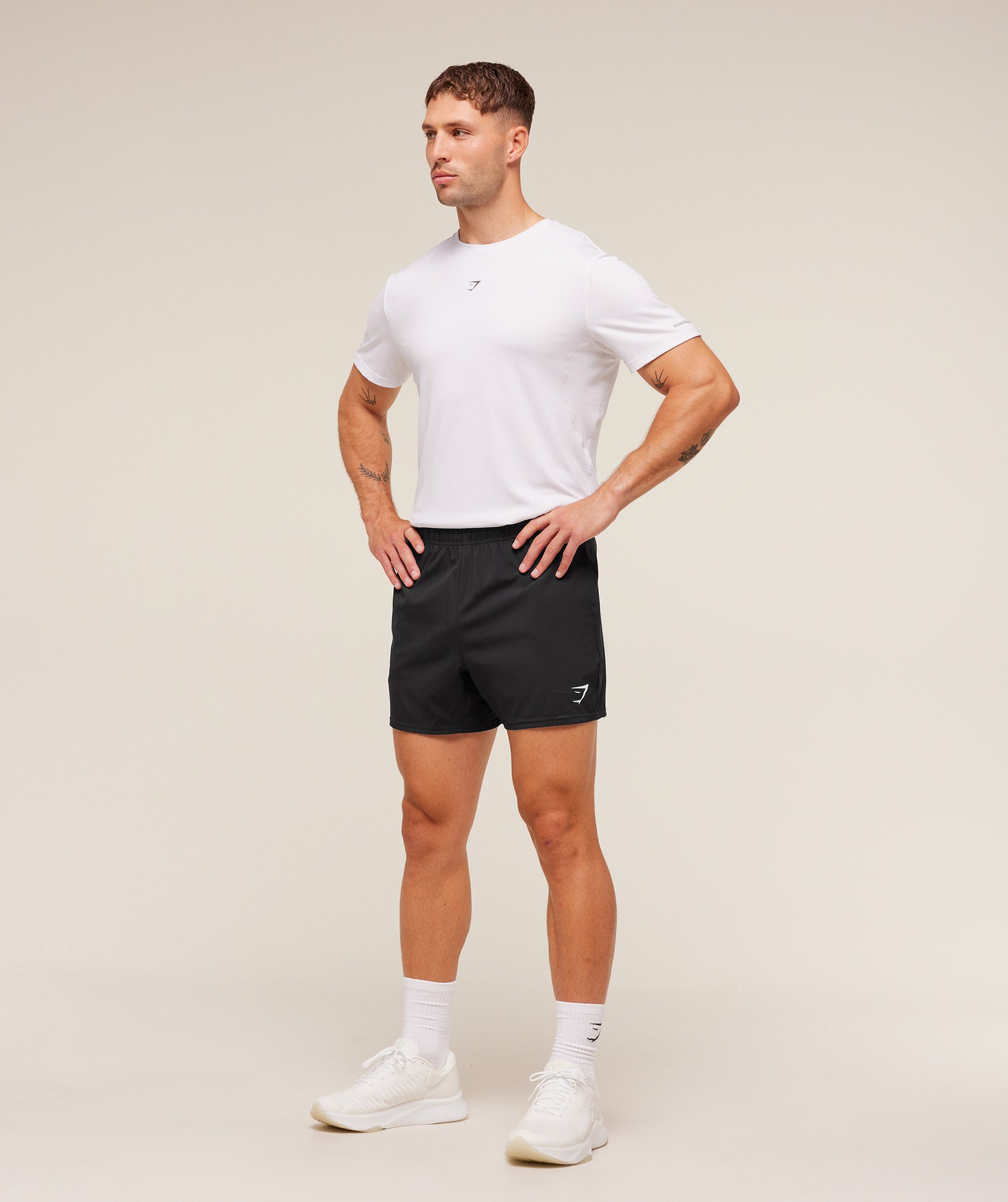 Gymshark Running T-Shirt 'White'