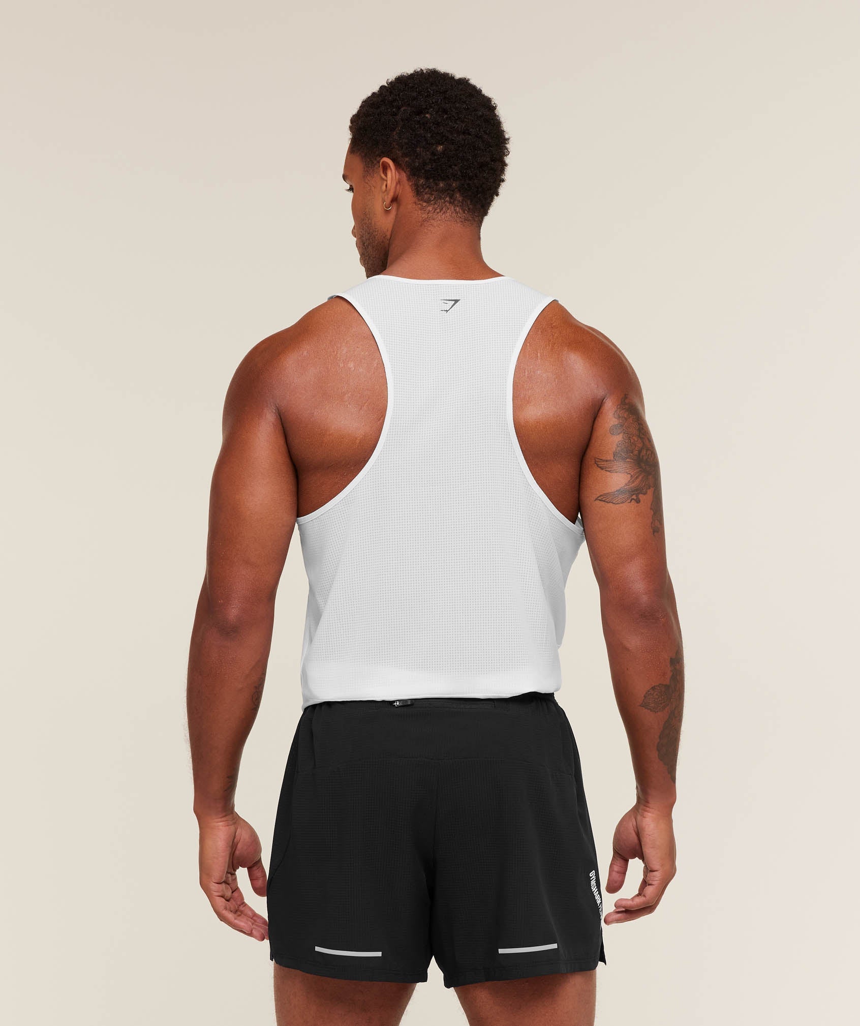 Gymshark Running Tank 'White'