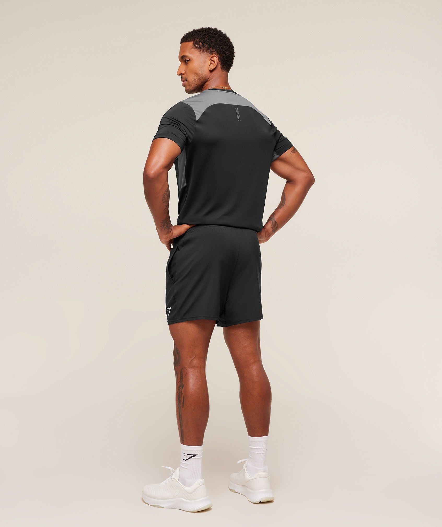 Gymshark Sport T-Shirt 'Black Dark Grey'