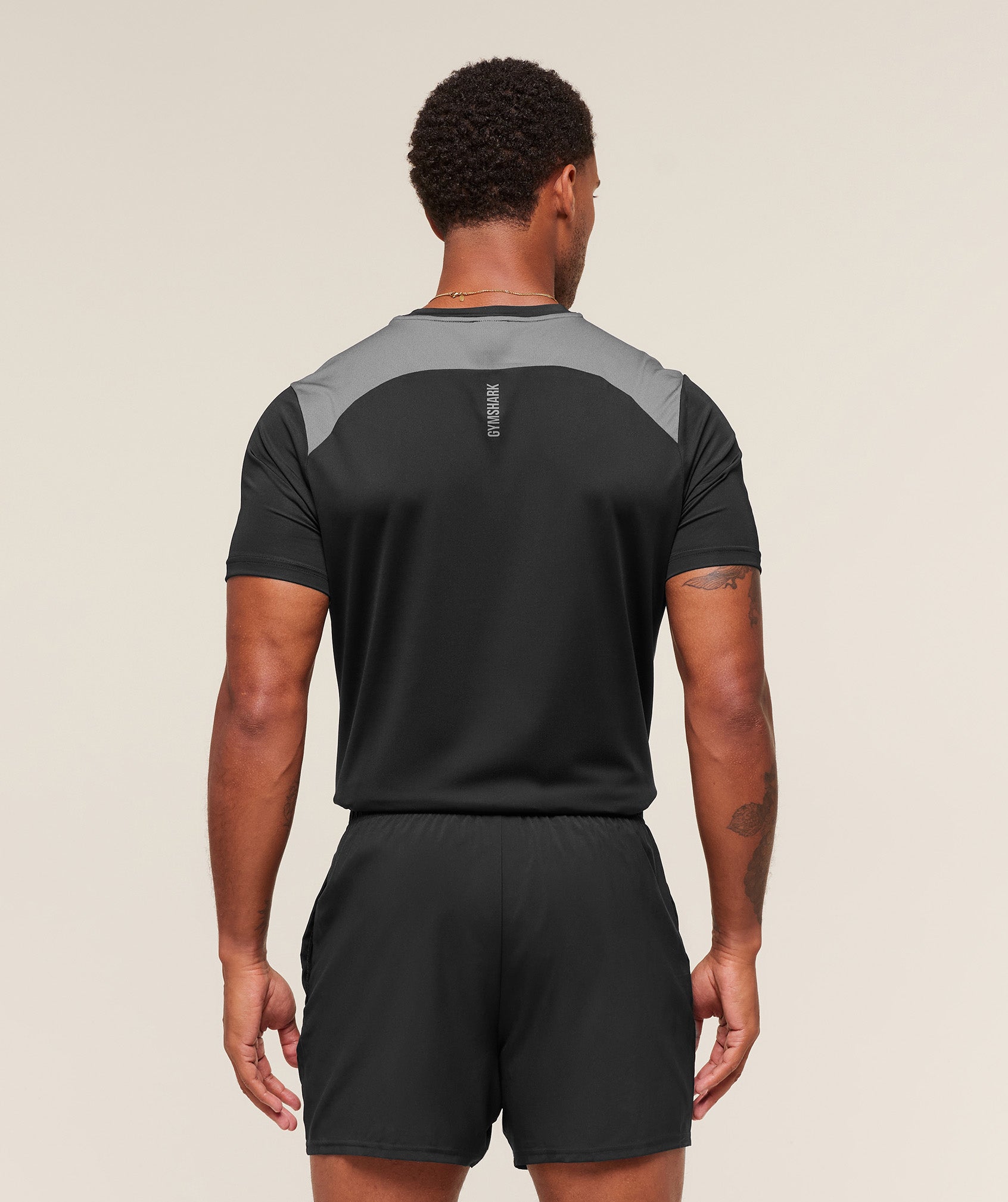 Gymshark Sport T-Shirt 'Black Dark Grey'