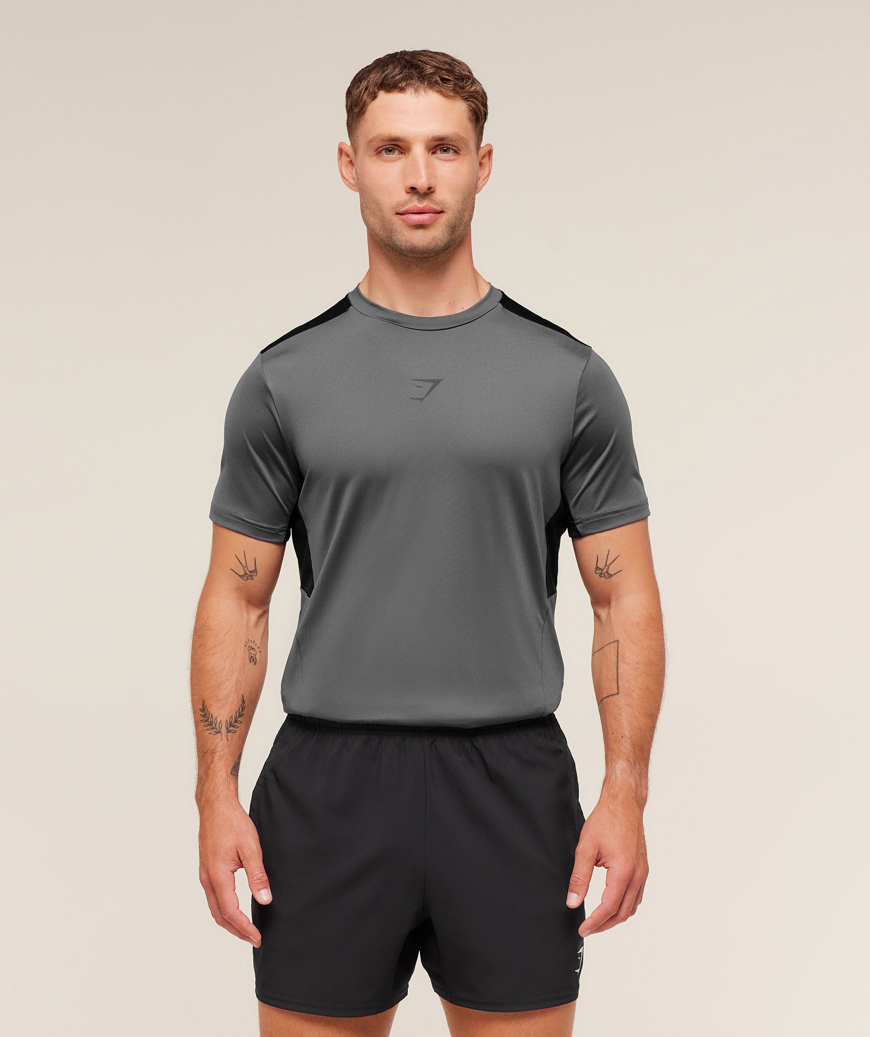 Gymshark Sport T-Shirt 'Dark Grey Black'