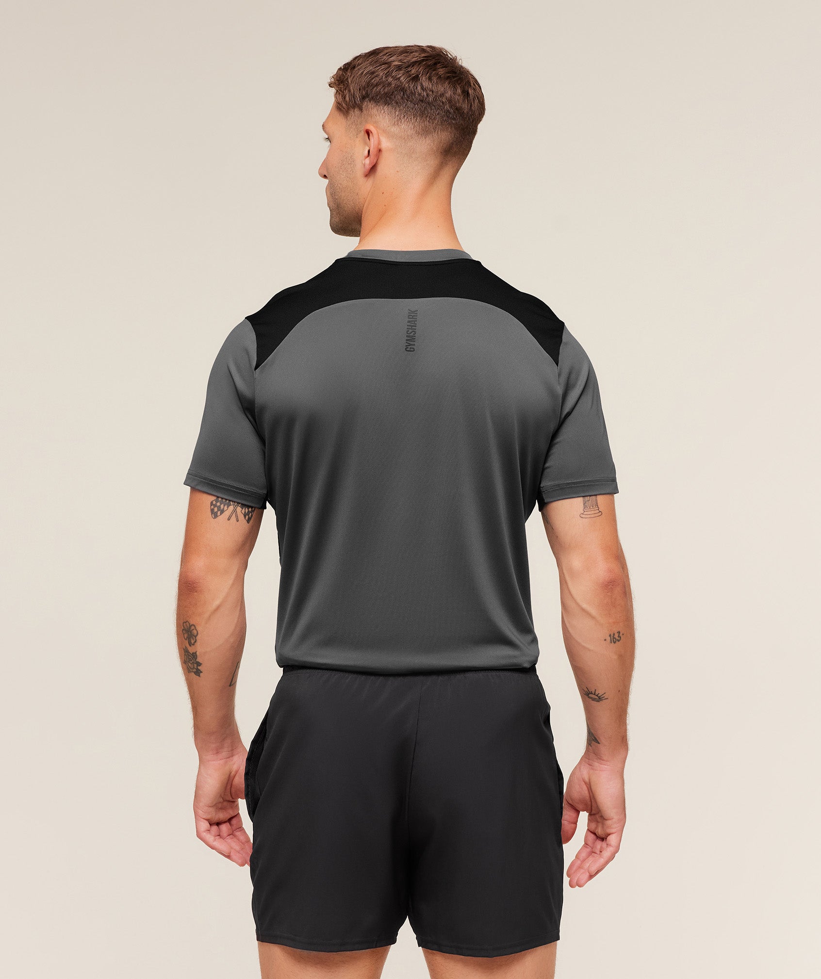 Gymshark Sport T-Shirt 'Dark Grey Black'