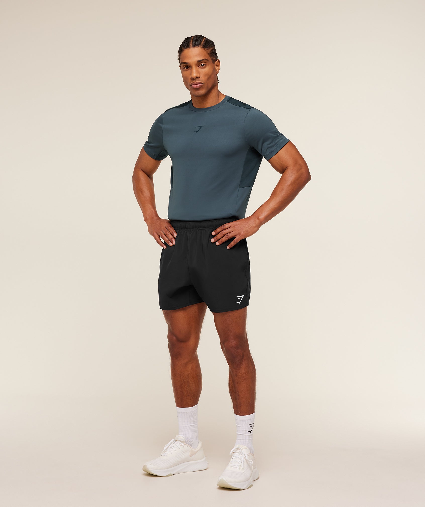 Gymshark Sport T-Shirt 'Stealth Blue Deep Petrol Blue'