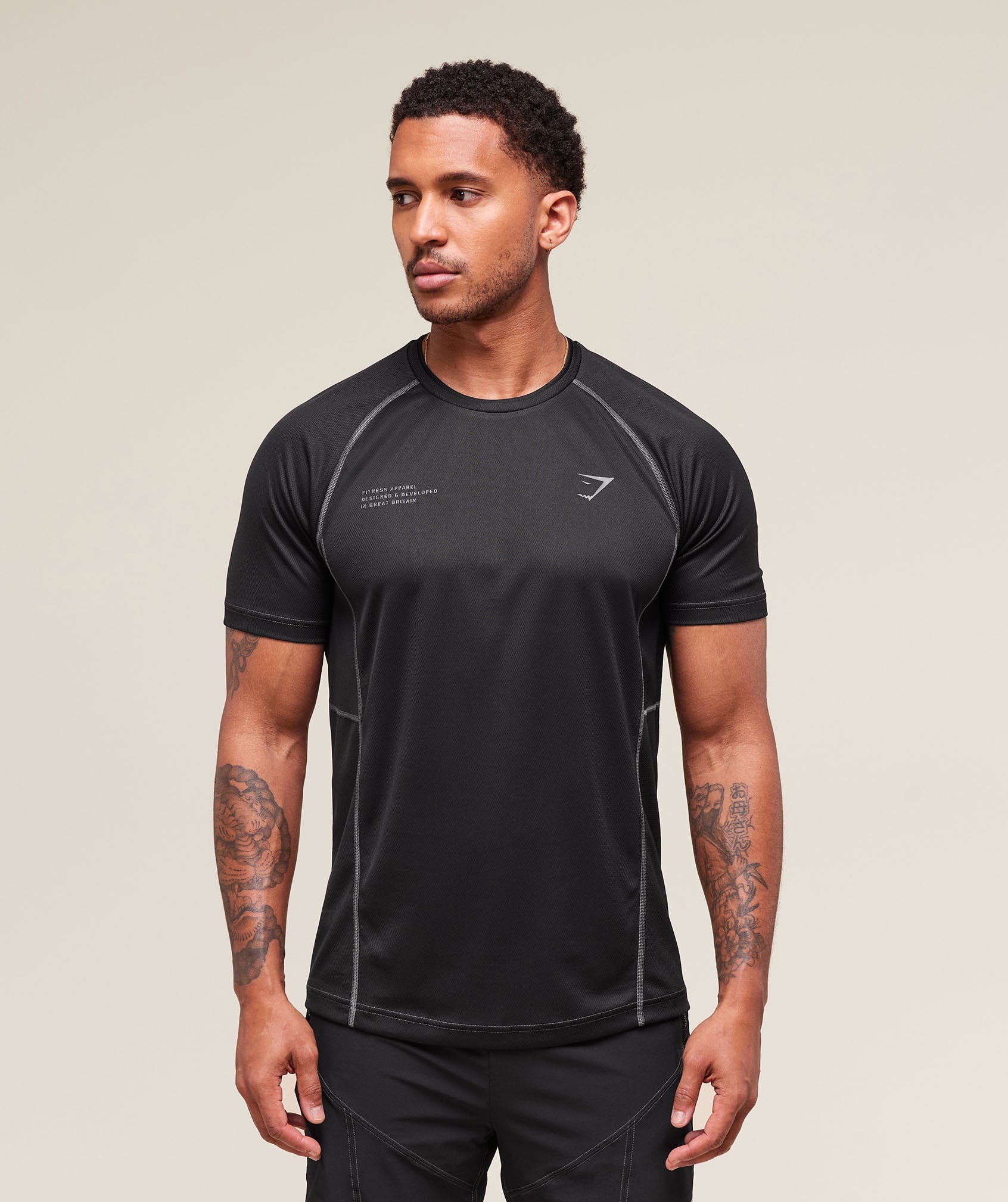 Gymshark Tactical T-Shirt 'Black'