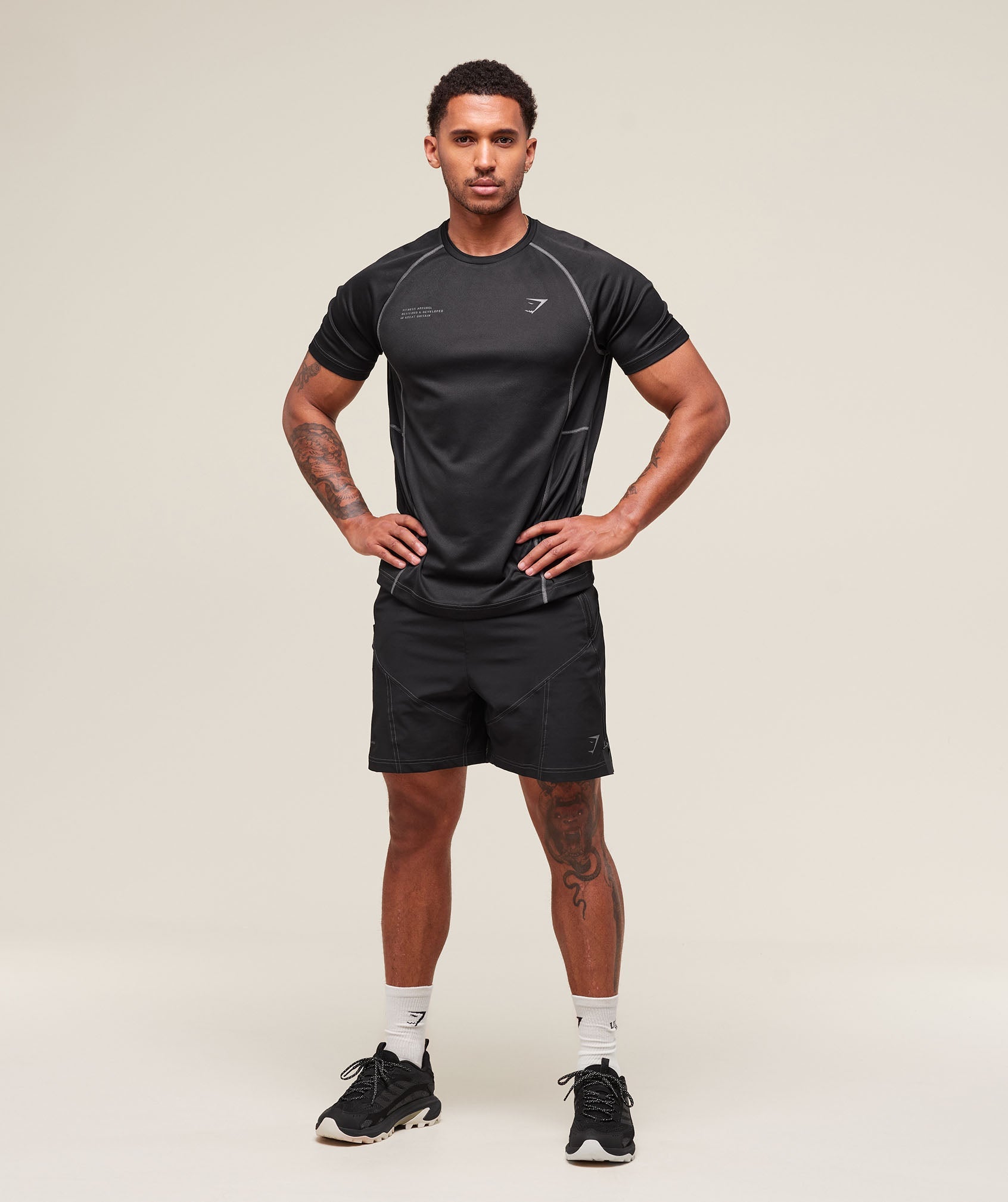 Gymshark Tactical T-Shirt 'Black'
