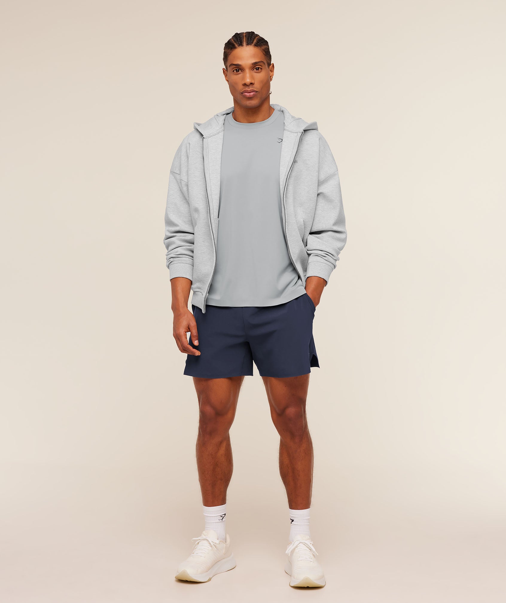 Gymshark Evolve T-Shirt 'Denim Grey'