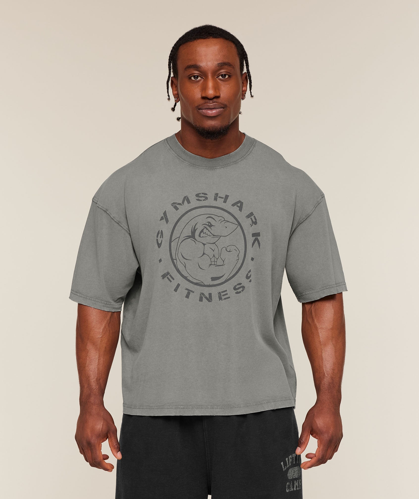 Gymshark Vintage Legacy T-Shirt 'Ash Grey'