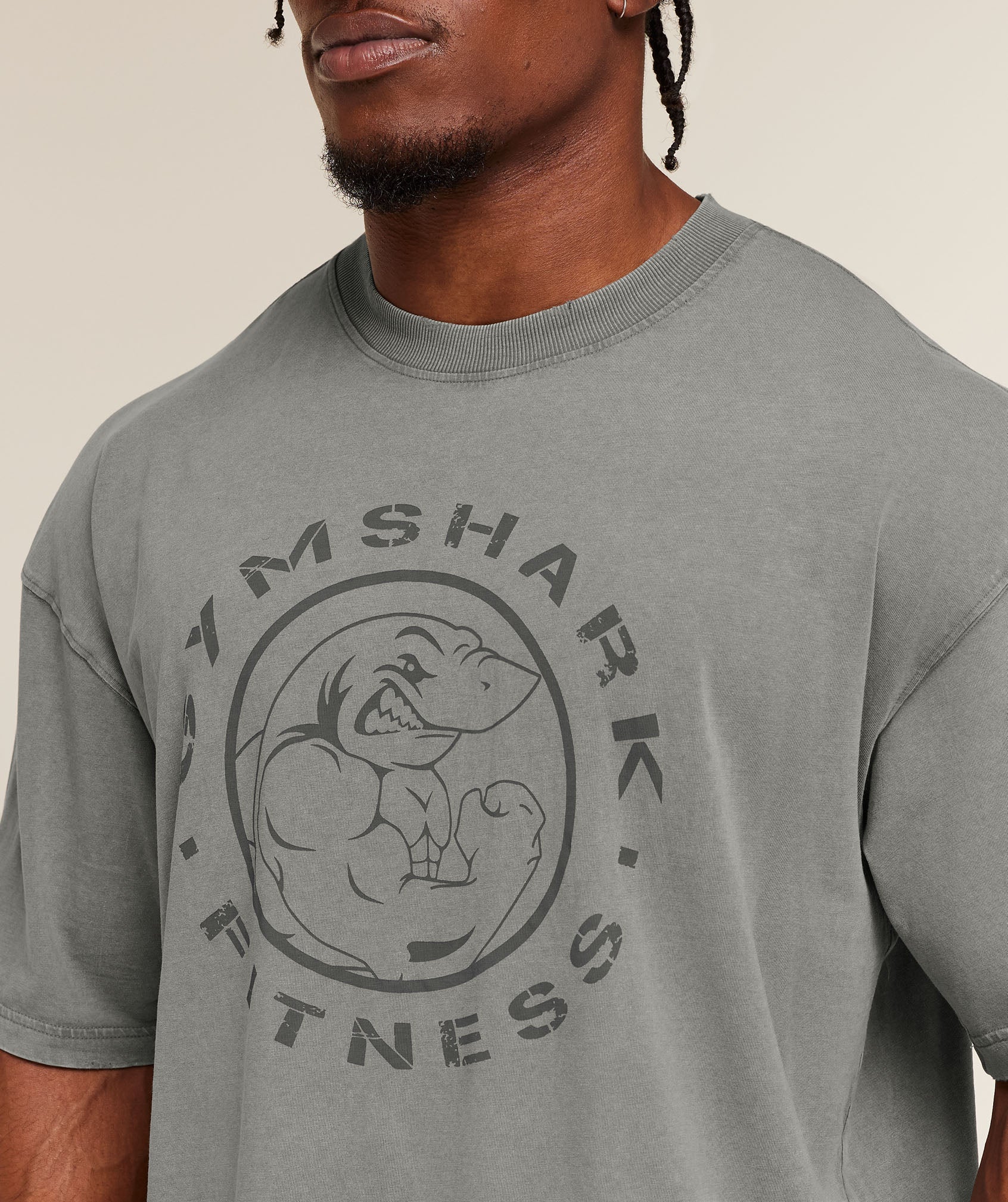 Gymshark Vintage Legacy T-Shirt 'Ash Grey'