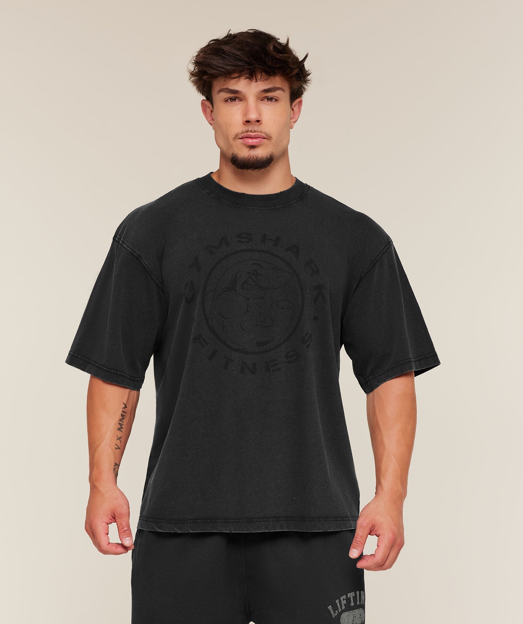 Gymshark Vintage Legacy T-Shirt 'Black'