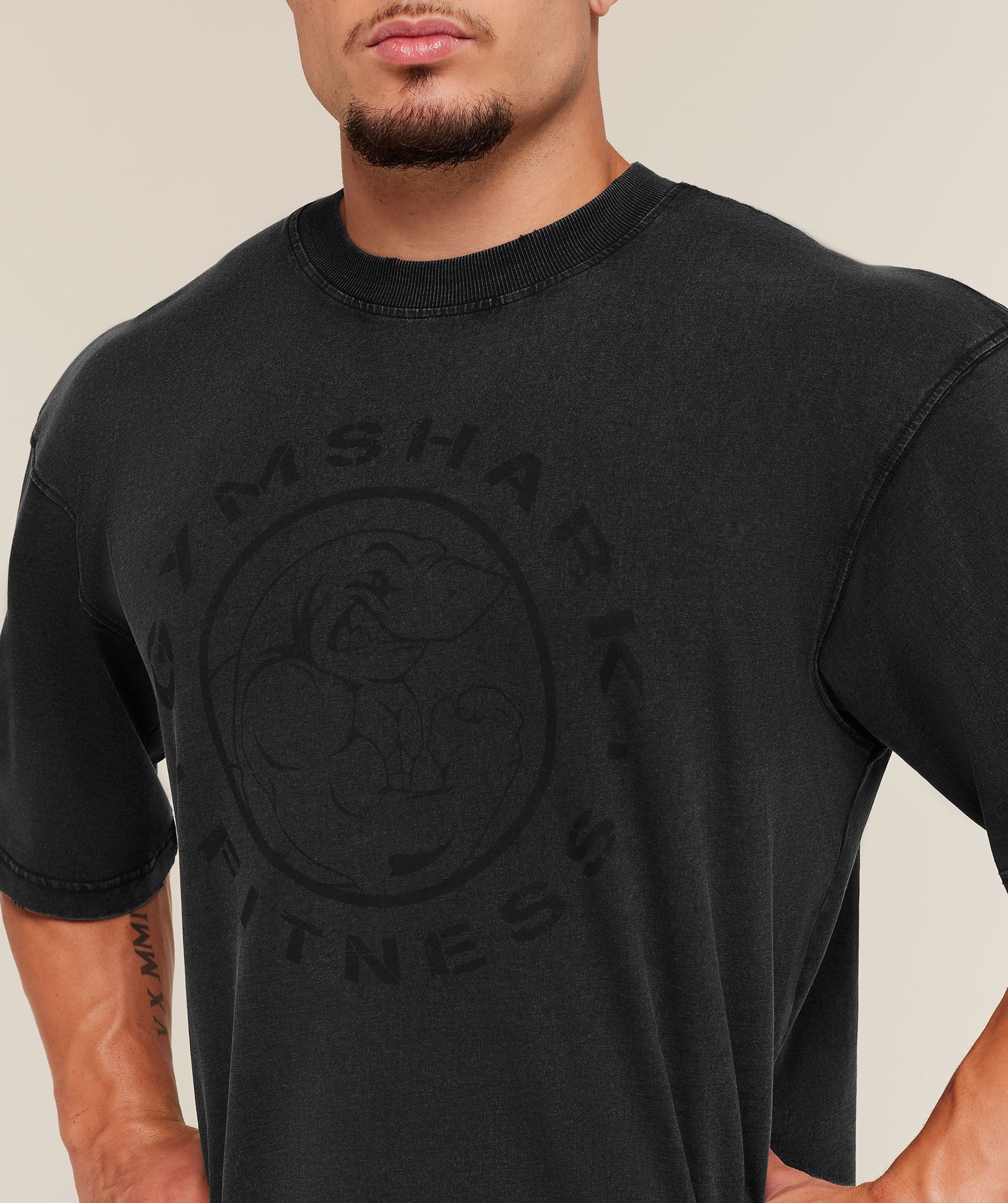 Gymshark Vintage Legacy T-Shirt 'Black'