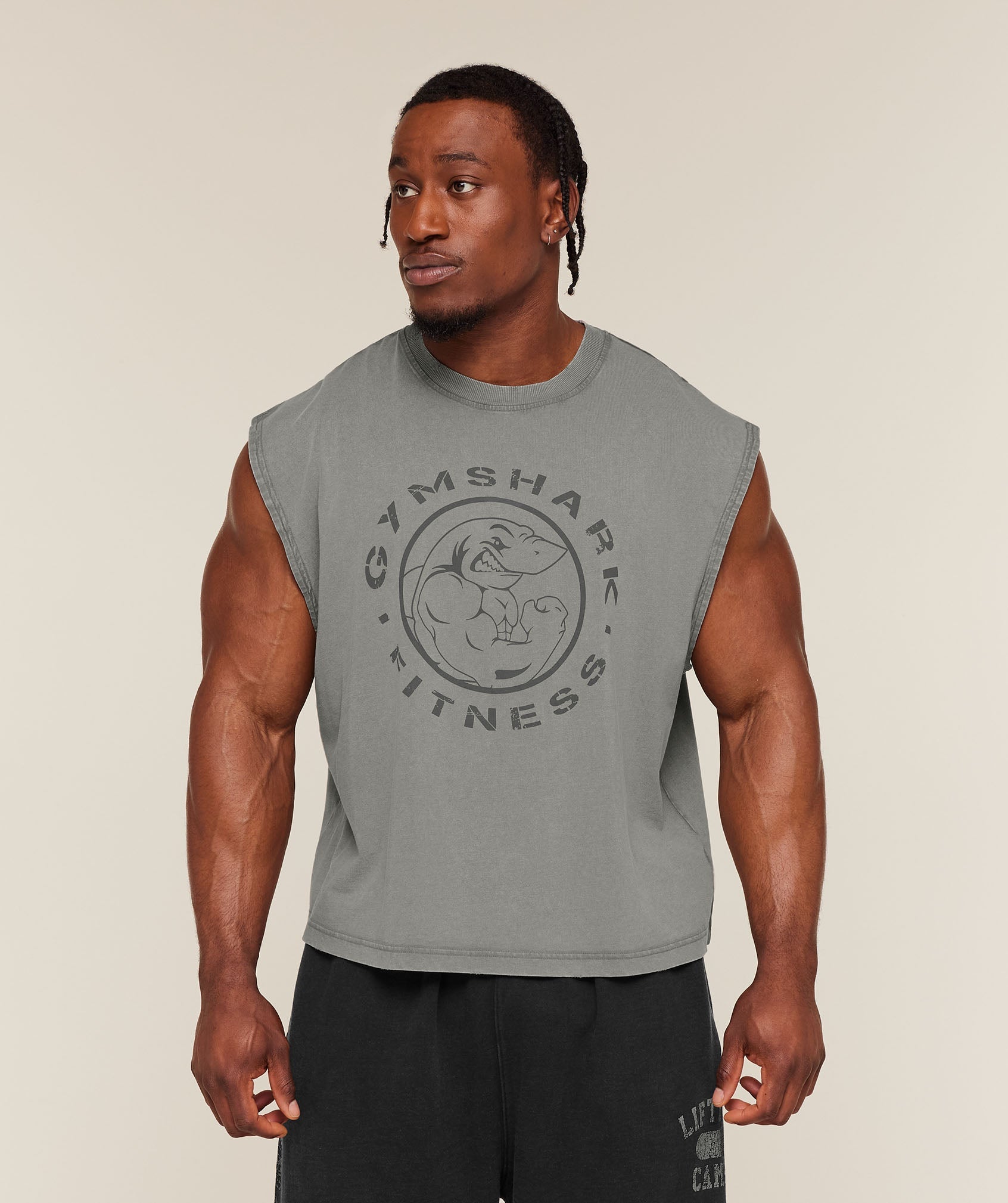 Gymshark Vintage Legacy Tank 'Ash Grey'