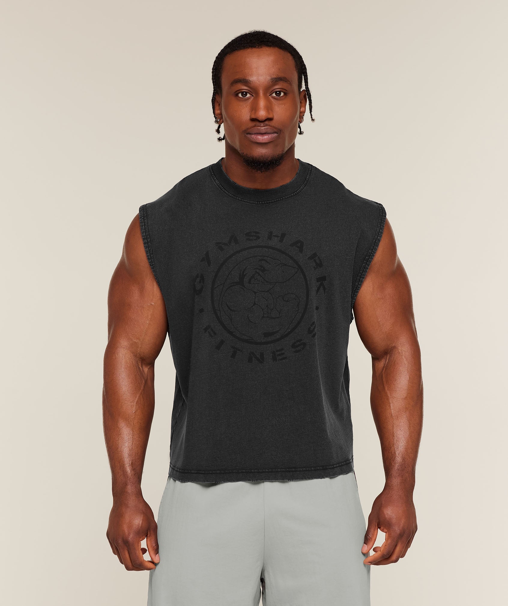 Gymshark Vintage Legacy Tank 'Black'