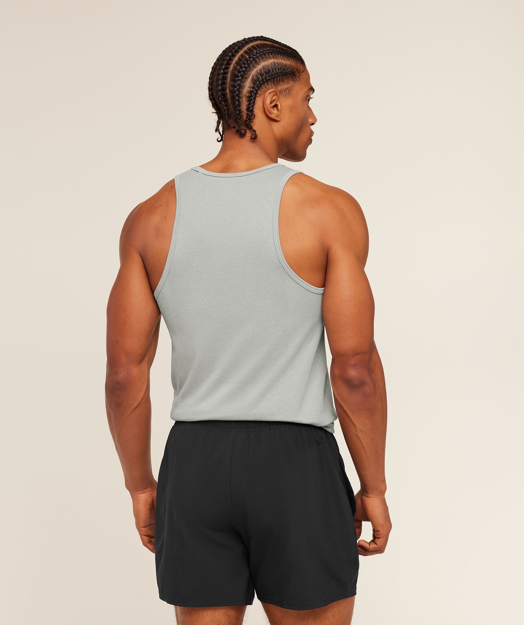 Gymshark Vital Tank 'Light Grey Smokey Grey'