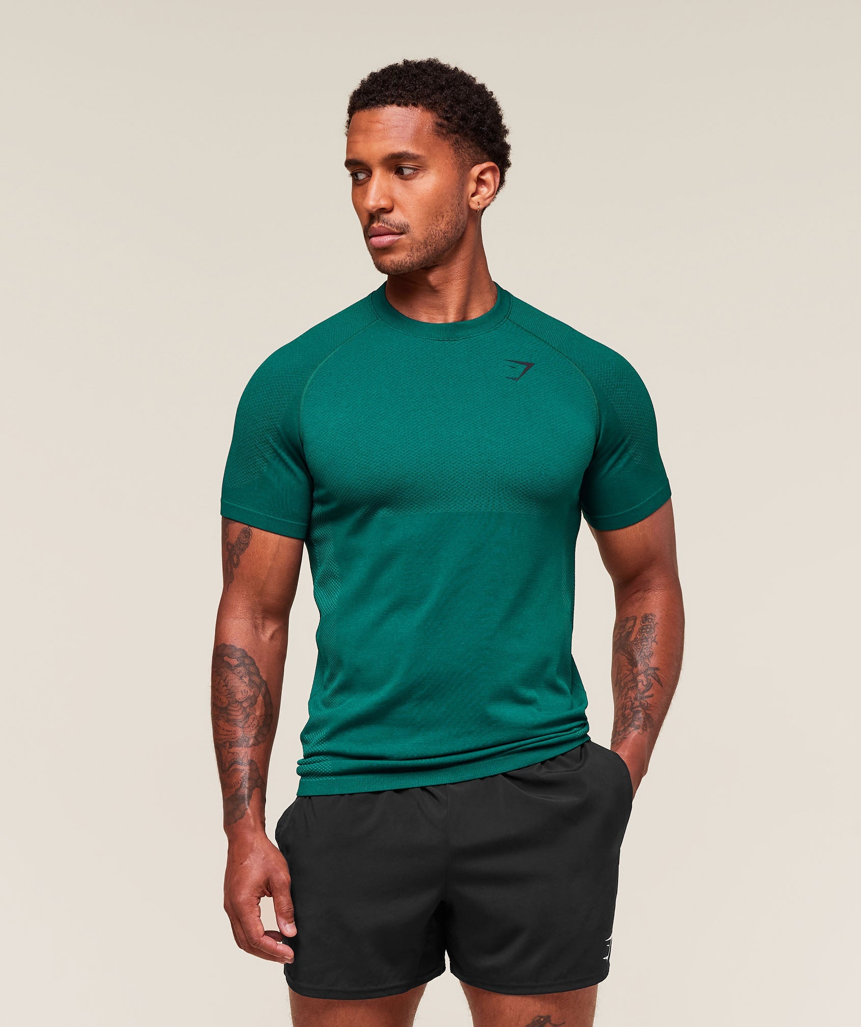 Gymshark Vital Seamless T-Shirt 'Functional Teal Jewel Teal'