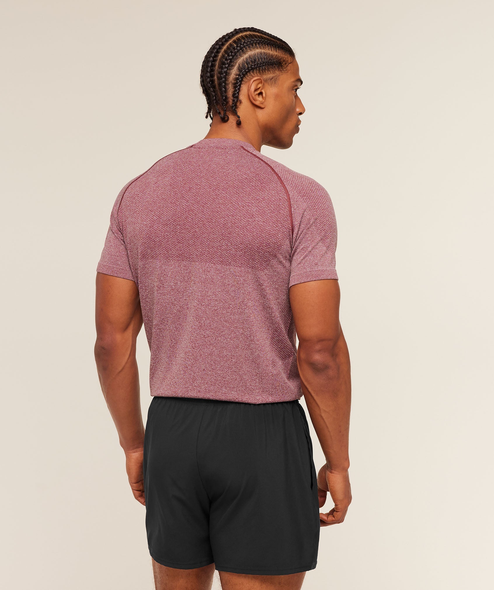 Gymshark Vital Seamless T-Shirt 'White Port'