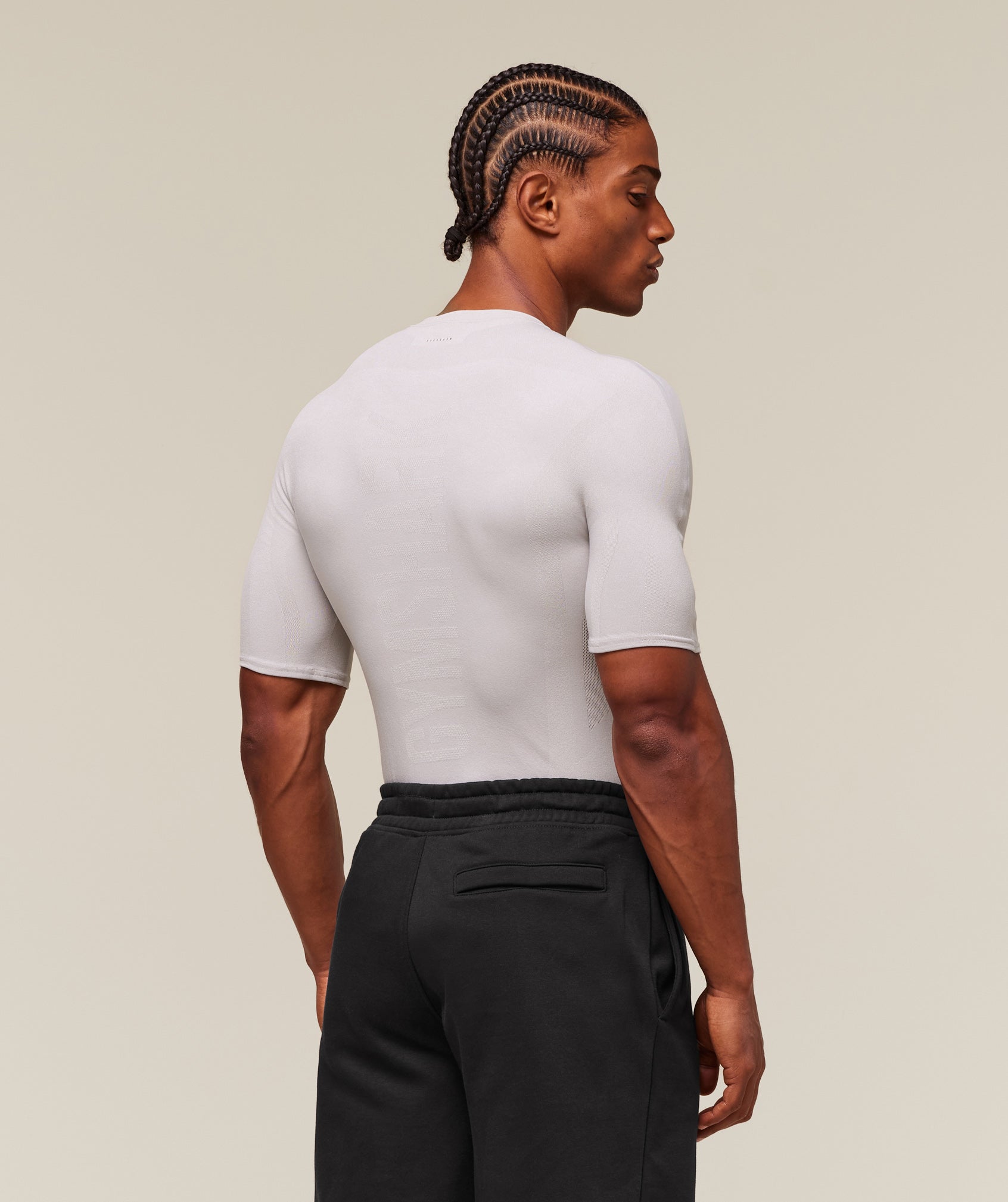 Gymshark Everywear Warp Knit T-Shirt 'Tame Grey'