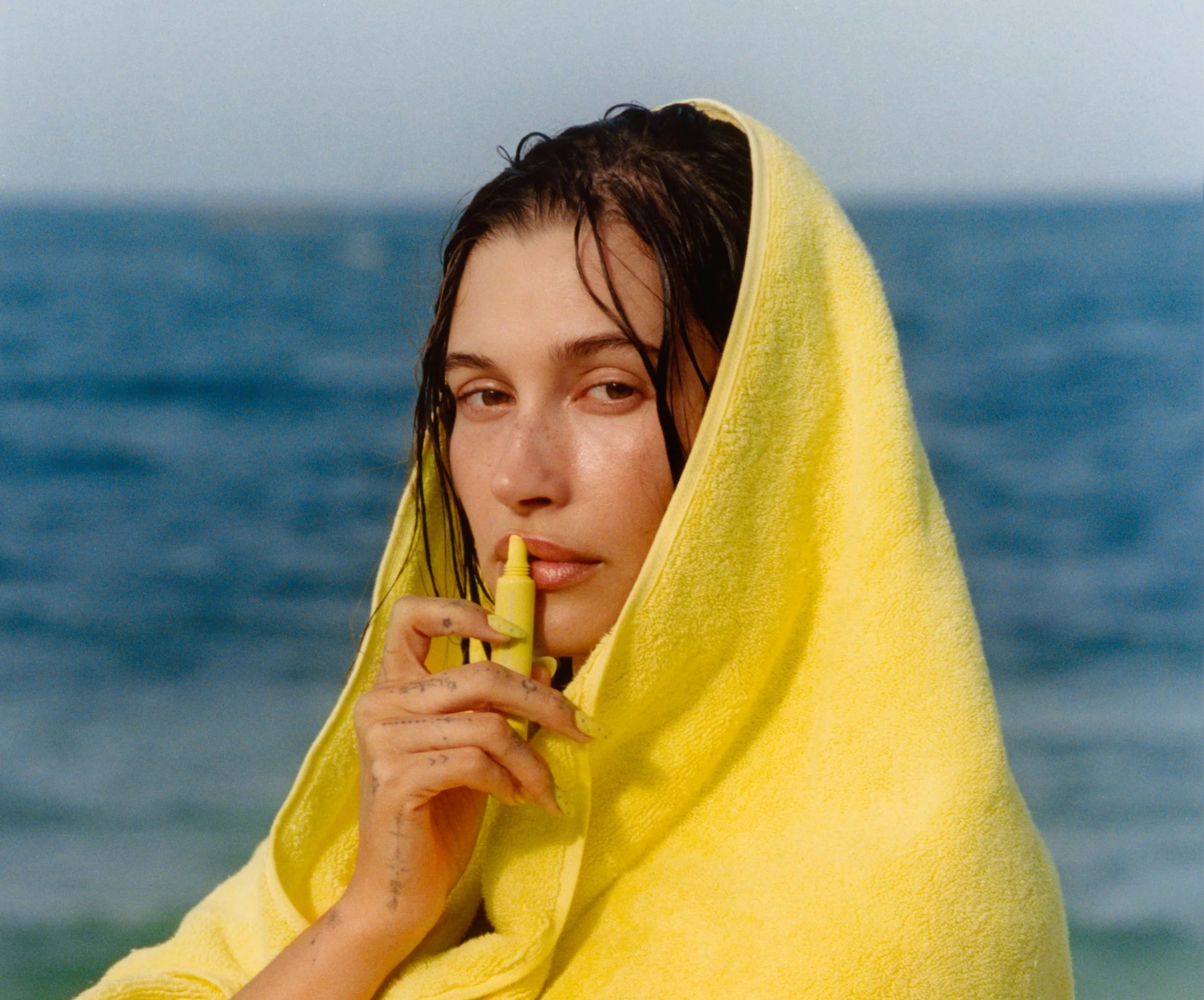 Rhode Peptide lip tint Limited edition shade : Lemontini -  shimmery sheer gold